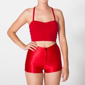OG American Apparel red disco shorts Small ORIGINAL